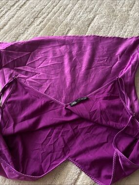 Zara Fuchsia Satin Slip top